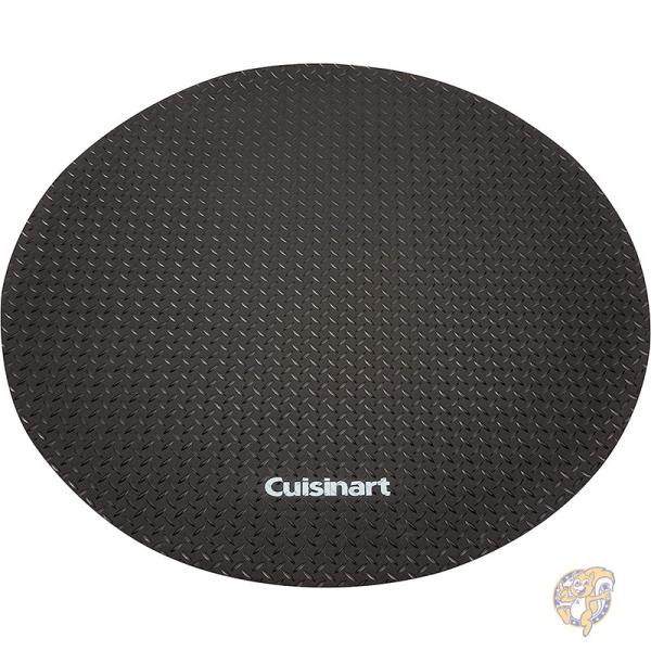 Cuisinart ʡ ȥɥ ߷ ޥå 46/116cm ֥å Circular Grill Mat CGMT-046