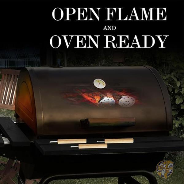 筒形 ネスティンググリルバスケット 2個セット ハンドル付き BBQ 調理