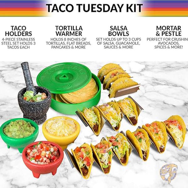 ノスタルジア タコス チューズデイ タコス サービング セット 9個
