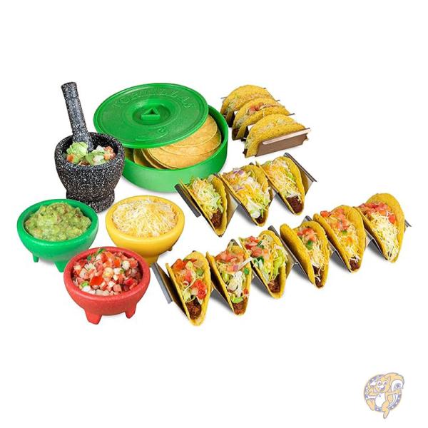 ノスタルジア タコス チューズデイ タコス サービング セット 9個