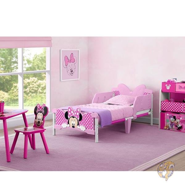 ディズニー ミニーマウス 幼児用ベッド 3D BB81540MN-1057 Delta