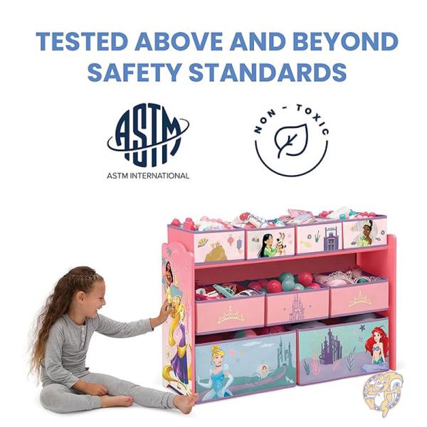 ディズニー プリンセス デラックス おもちゃ収納 お片づけ 引き出し9個