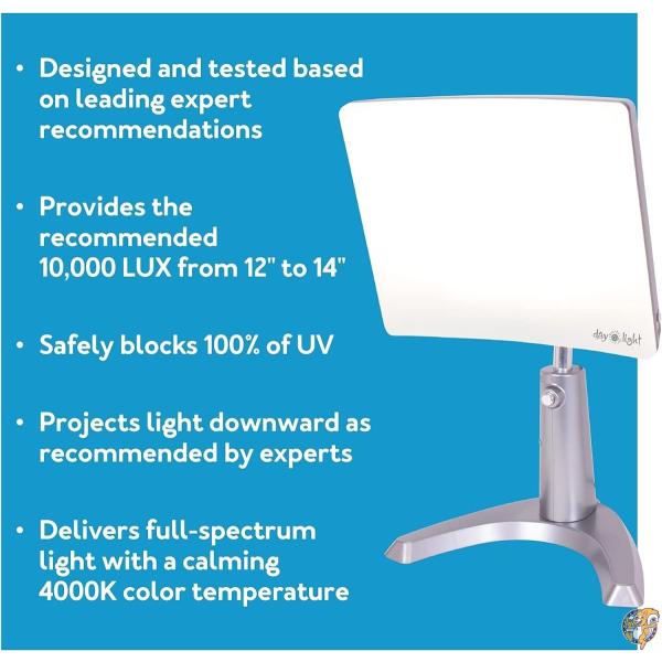 Carex Health Brands Day-Light Classic Plus Bright Light Therapy