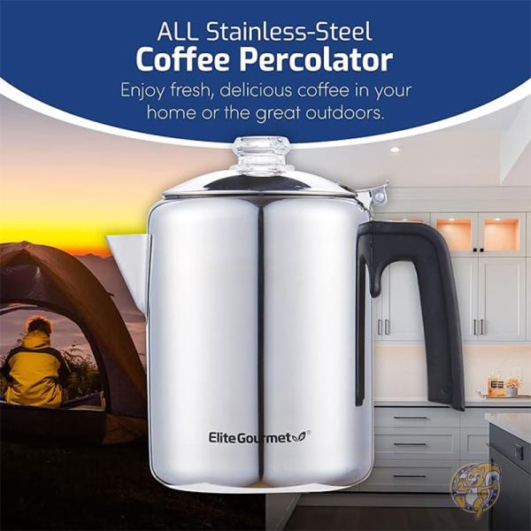 クラシック コンロ コーヒーパーコレーター ジーヒー沸かし器 8
