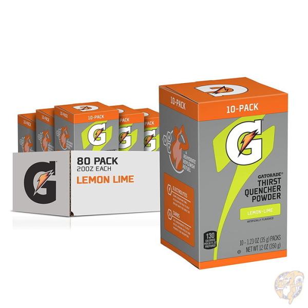 ゲータレード Gatorade サースト クエンチャー パウダー レモンライム 一袋34.9g（80パック） 送料無料|10,001-20,000円|予算