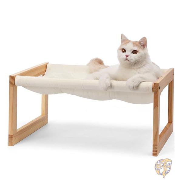 Mofucat ハンモック型キャットベッド ハンモックウッドキャットタワー - MOFUCAT