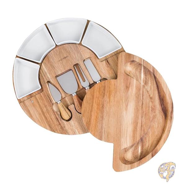 シャルキュトリーチーズボード セット アカシア製 33cm チーズ