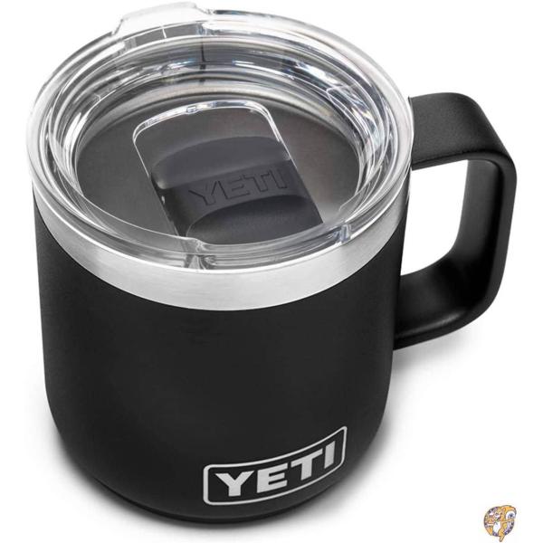 YETI(�����ƥ�) �ƿ� ˭�٤ʥ��顼 ���֥顼 10oz(296ml)�ݲ����� �ޥ����å� �դ���(�ޥ��ͥå� ���饤�ɼ�) (�֥�å�) [�¹�͢����]