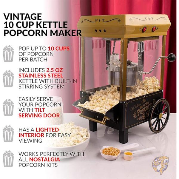【最終値引き】【未使用品】アメリカンレトロ　ノスタルジア　ポップコーンメーカー ノスタルジア Nostalgia ポップコーンメーカー アメリカキッチン