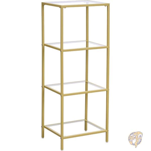 4段ガラスシェルフ ミッドセンチュリー 4段ガラスシェルフ ミッド