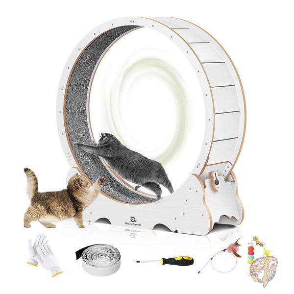 CAT★① Homegroove Cat Wheels Cat Exercise Wheel for Indoor Cat, Cat