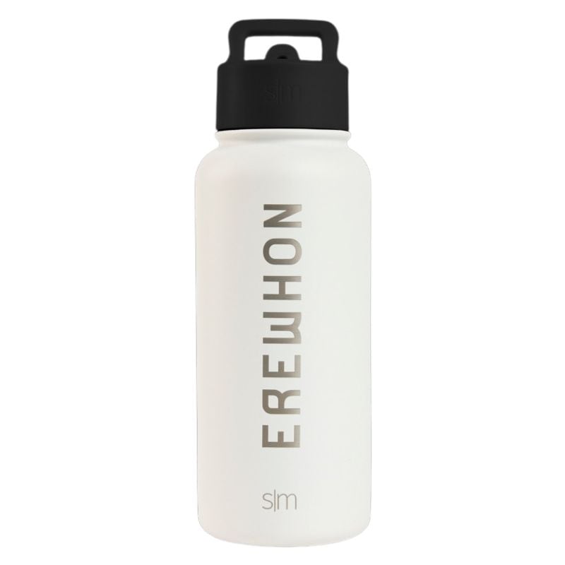 【新品未使用】EREWHON 水筒　ホワイト Erewhon エレワン ウォーターボトル 水筒 サミット ストロー付