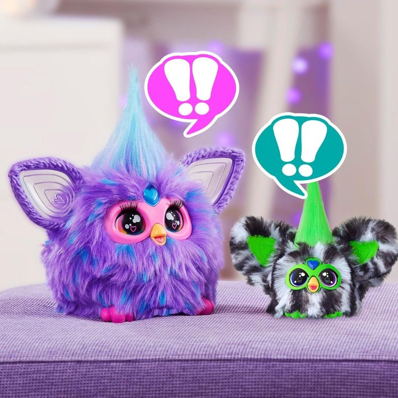 ファービー Furby ファーブレット ミニ Greenie-Meanie & May