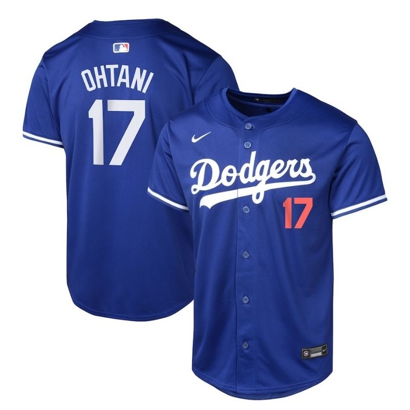 大谷翔平 ユニフォーム ブルー 青YOUTH ロサンゼルス ドジャース