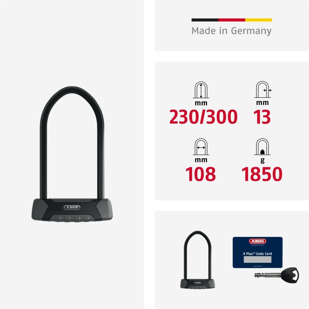 ABUS(アブス) GRANIT X-PLUS 540/300 +EaZyKF [並行輸入品] Amazon | ABUS(アブス) Granit X-Plus 540 230mm マウント付
