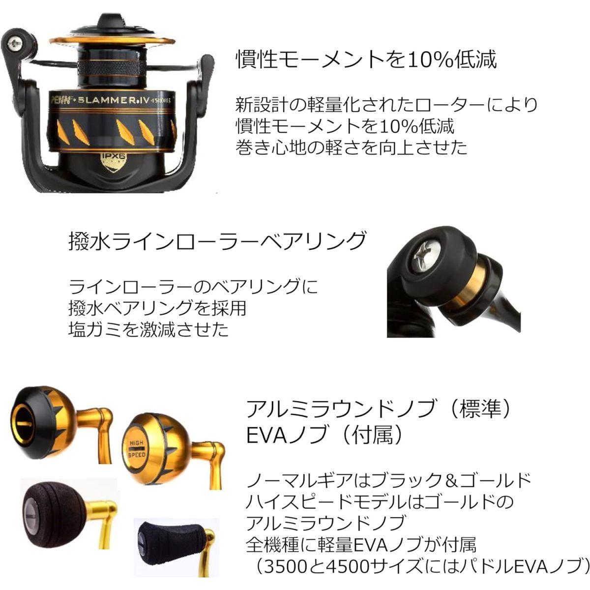スピニングリール スラマー (SLAMMER) IV 10500 ｜アメリカ