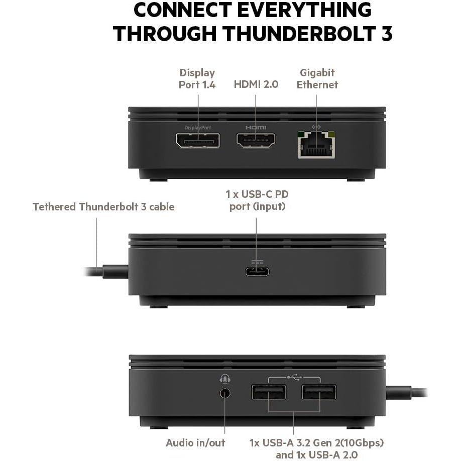 Mac (Apple) - ベルキン Belkin ドッキングステーション F4U110bt-A Amazon.co.jp: Belkin CONNECT Thunderbolt 3 Dock Core 7 in 1