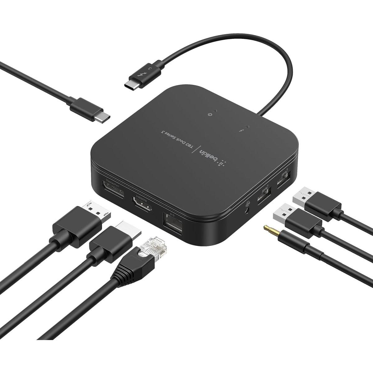 Belkin CONNECT Thunderbolt 3 Dock Core 7 in 1ドッキング  