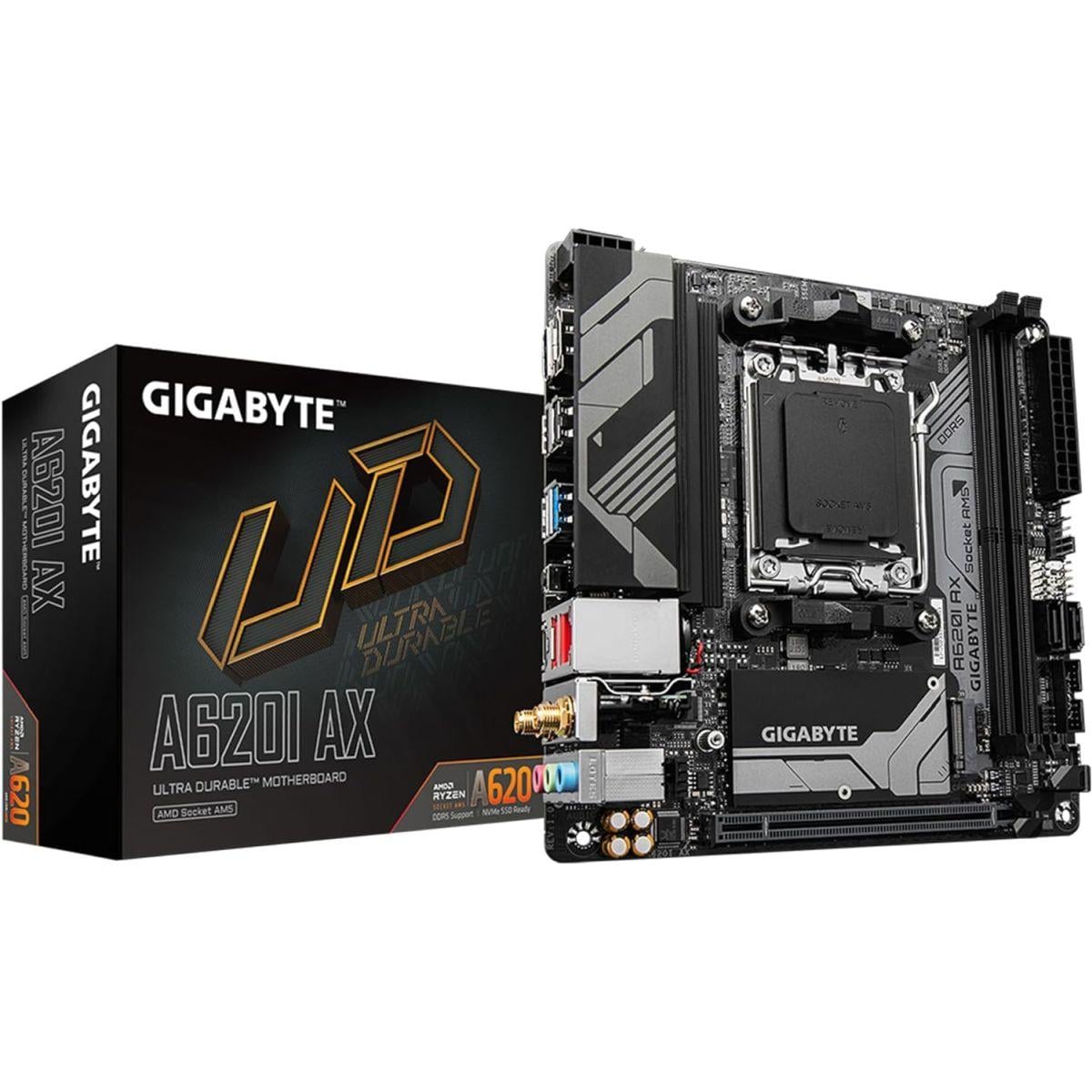 GIGABYTE A620I AX マザーボード Mini-ITX [AMD A620チップセット搭載