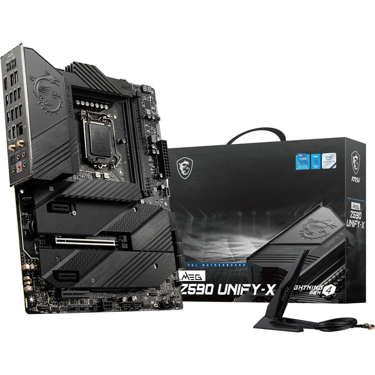 MSI MEG Z590 Unify-X ゲーミングマザーボード (ATX、第11/第10