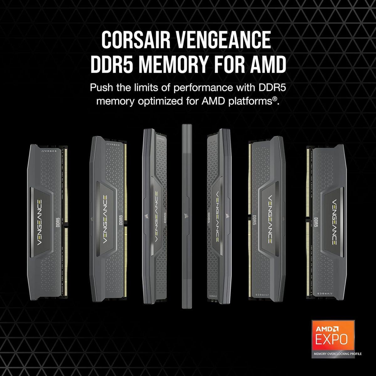 CORSAIR DDR5-6000MHz デスクトップPC用メモリ VENGEANCE DDR5