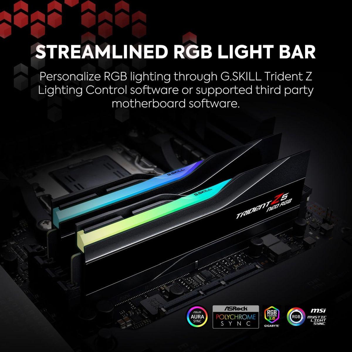 G.Skill Trident Z5 NEO RGBシリーズ (AMD Expo) 32GB (16GB x 2) 288 