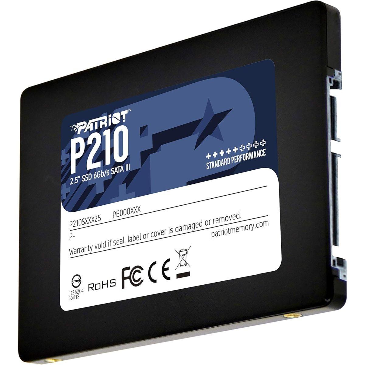 Patriot Memory P210 1TB SATA3 内蔵型SSD 6Gb/s 2.5インチ 7mm