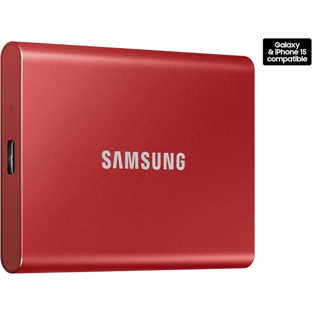 SAMSUNG T7 ポータブル SSD 2TB - 最大1050MB/s - USB 3.2 外付け 