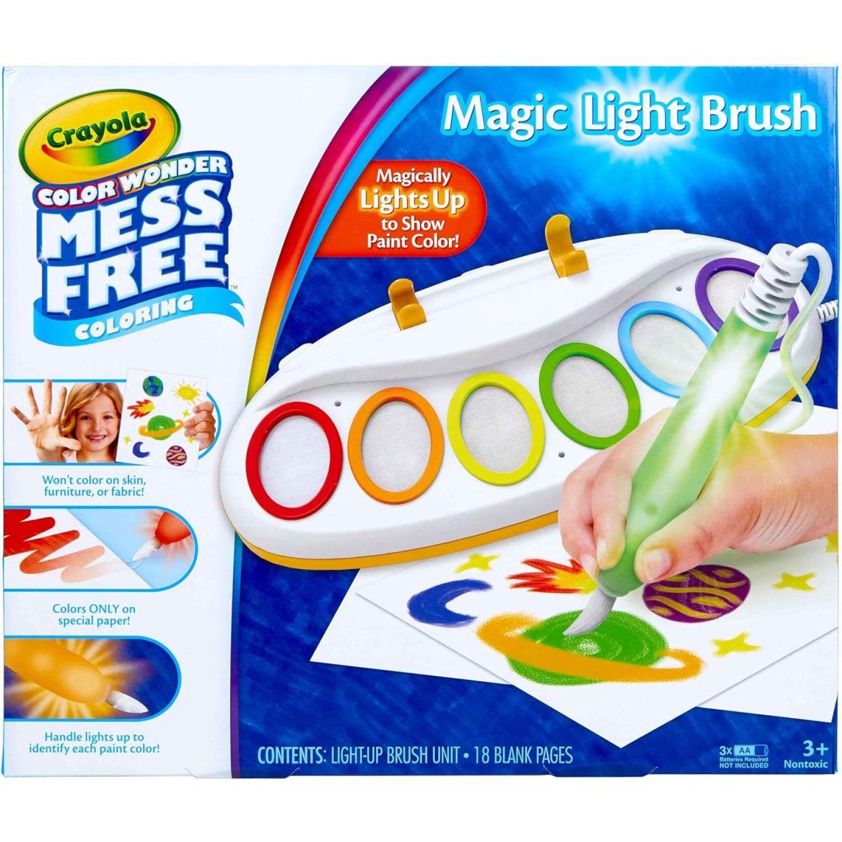 Crayola Color Wonder Magic Light Brush, Mess Free Painting, Gift