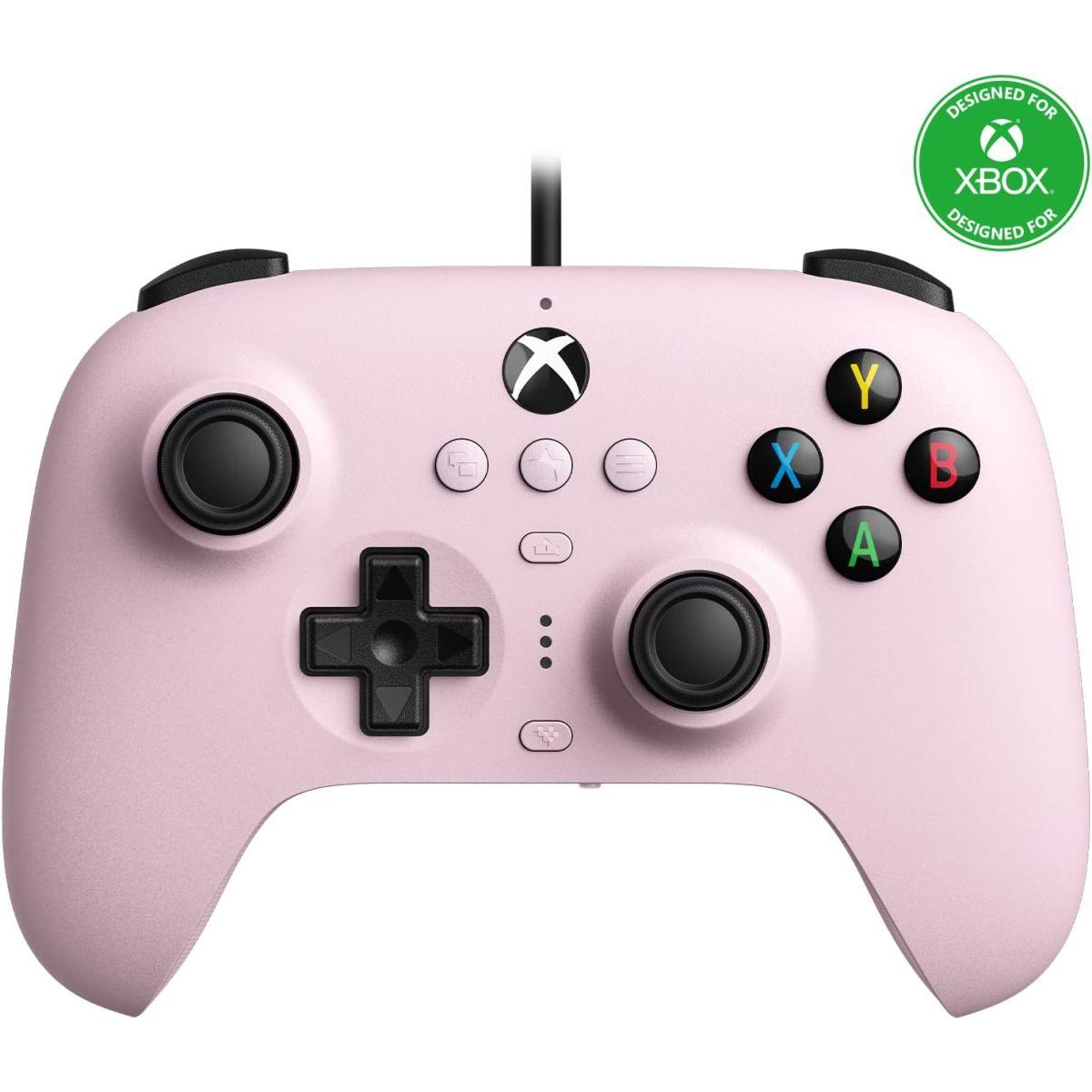 8Bitdo Ultimate XboxシリーズX、XboxシリーズS、Xbox One、Windows 10、およびWindows11用の有線コントローラー -公式ライセンス（ピンクバージョン）