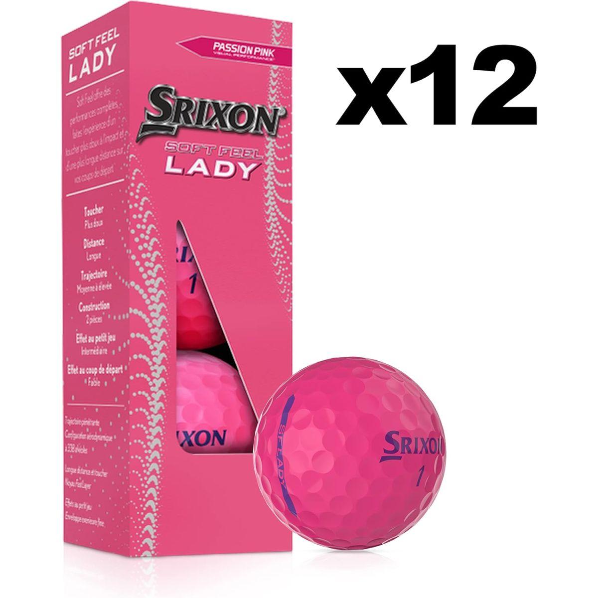 Srixon Soft feel Lady ゴルフボール Amazon.com : Srixon Soft Feel Lady Golf Balls (Soft White