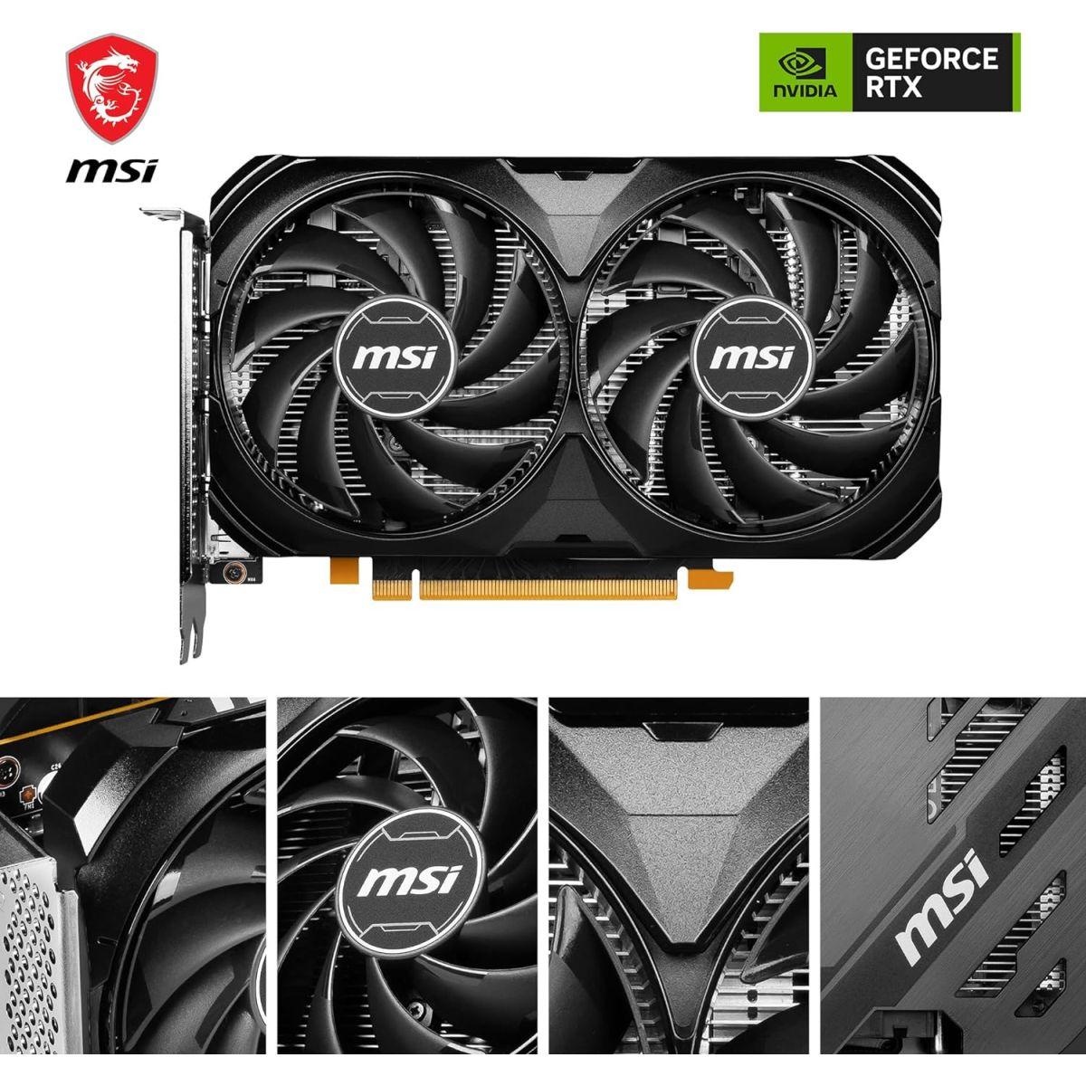 GeForce RTX 4060 VENTUS 2X BLACK 8G OC