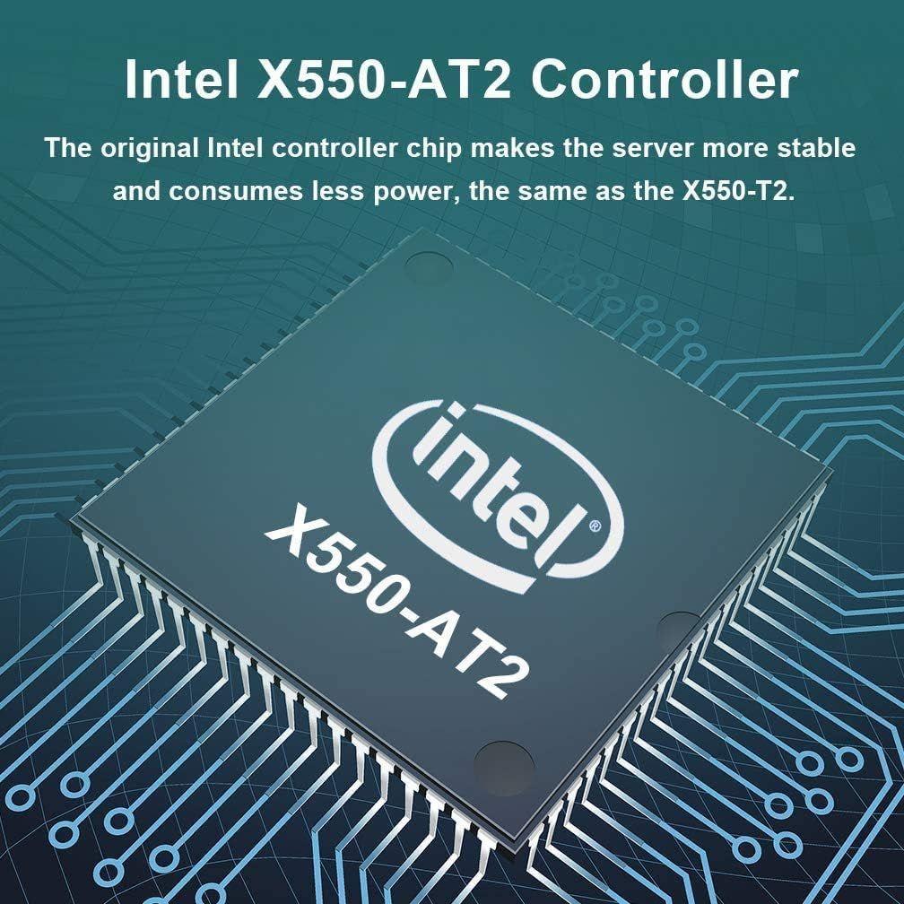 10Gネットワークカード Intel X550-T2 ELX550AT2 純正ボード