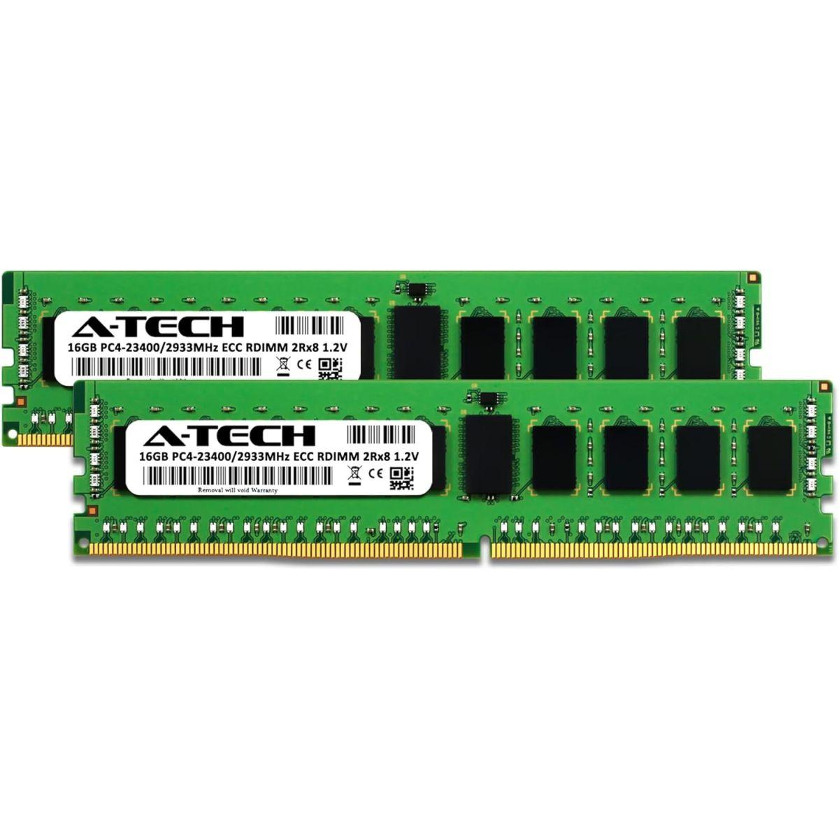 並行輸入品】 32GB (2X16GB) DDR4 2933MHz ECC RDIMM Registered