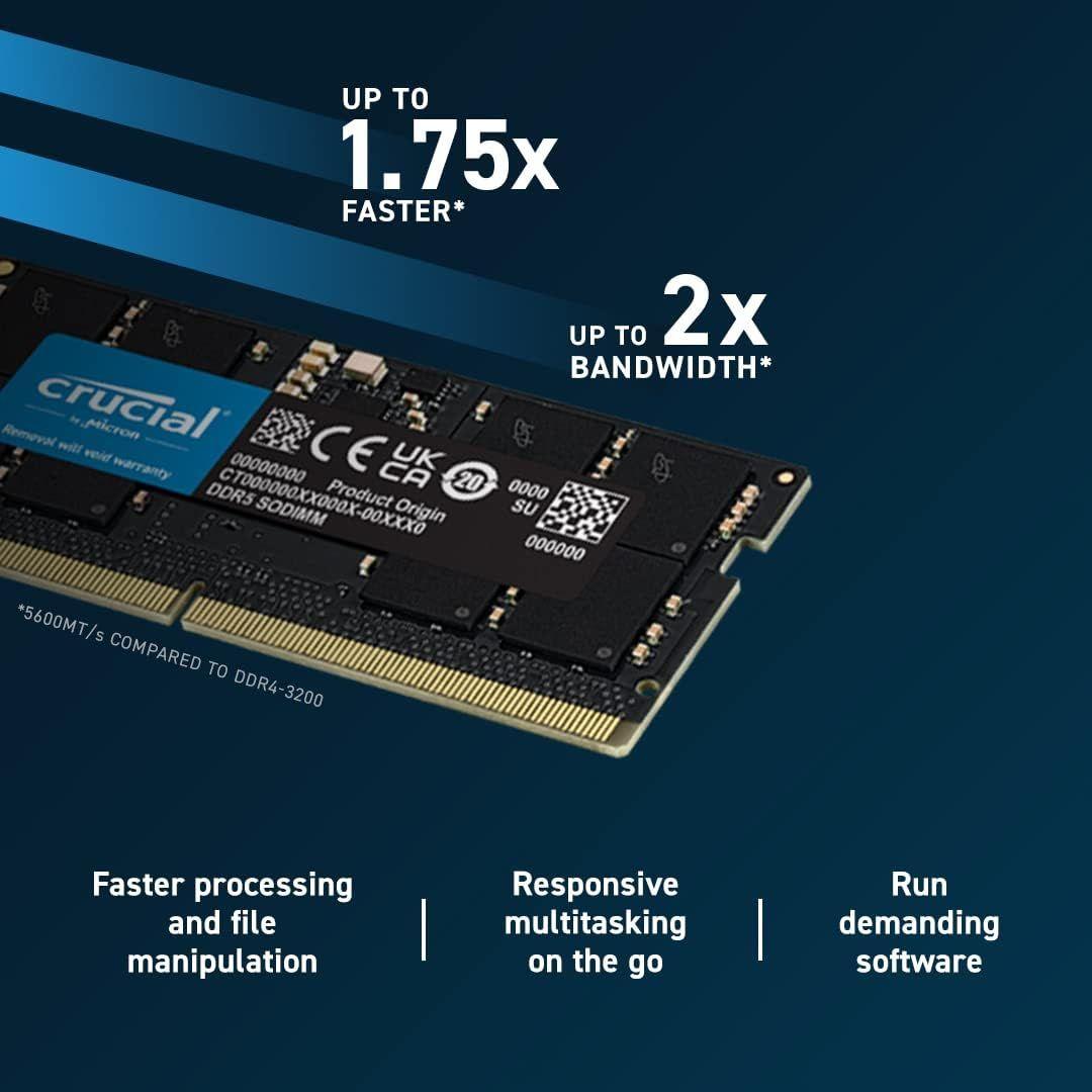 crucial DDR5 Pro 96GB メモリキット Crucial 96GB Pro DDR5 5600 MHz Memory Kit CP2K48G56C46U5 B&H