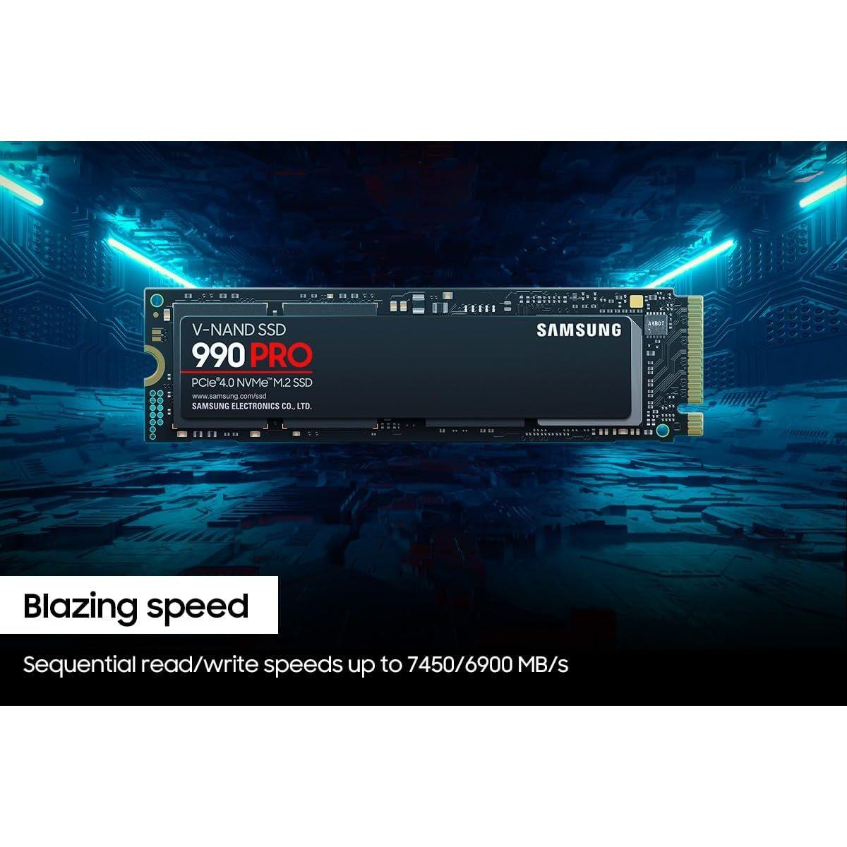 Samsung 990 PRO SSD 2TB PCIe 4.0 M.2 内蔵ソリッドステートハード 