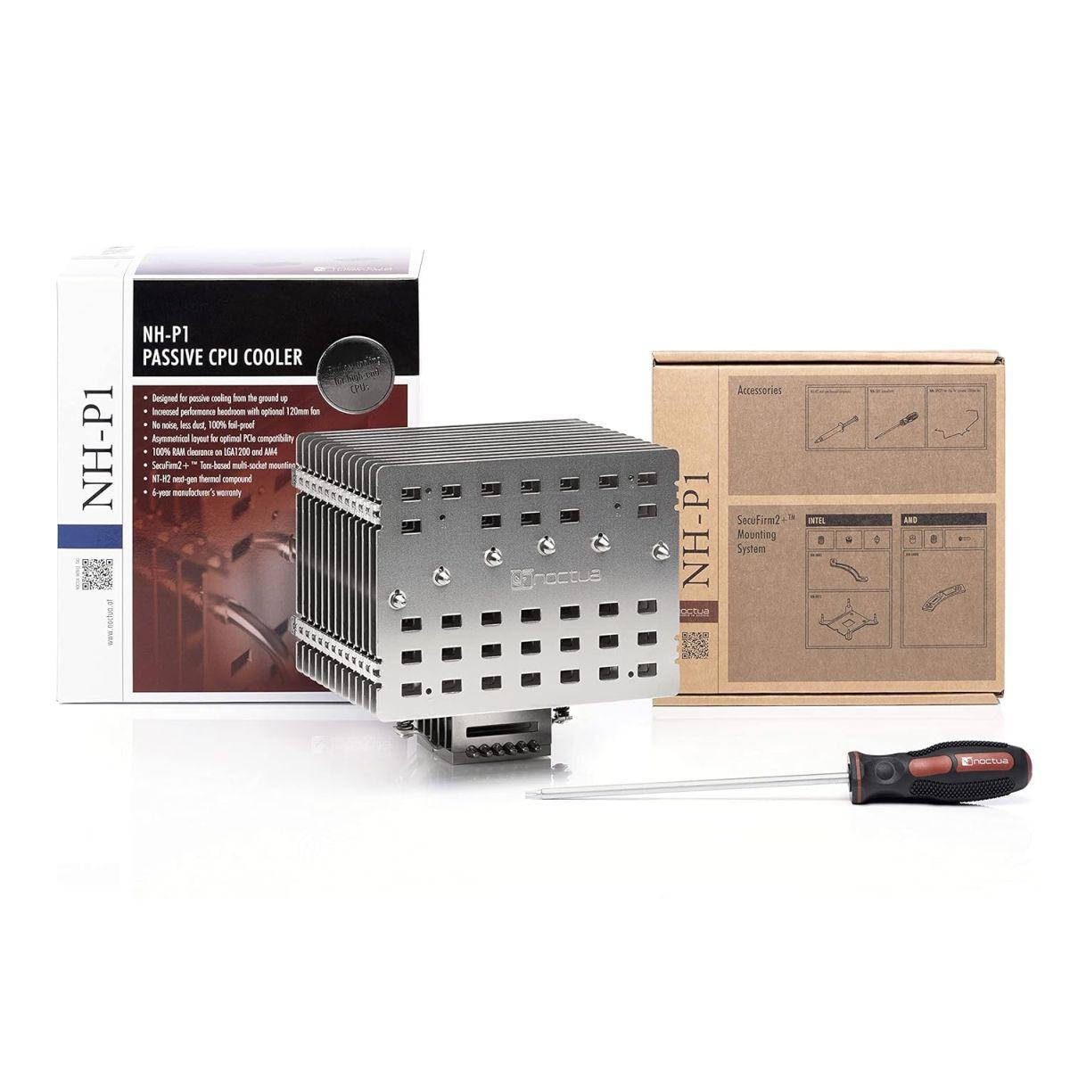 ノクチュア　noctua NH-P1 CPUクーラー　ファンレス　無音 Amazon.com: Noctua NH-P1, Passive CPU Cooler - Fanless
