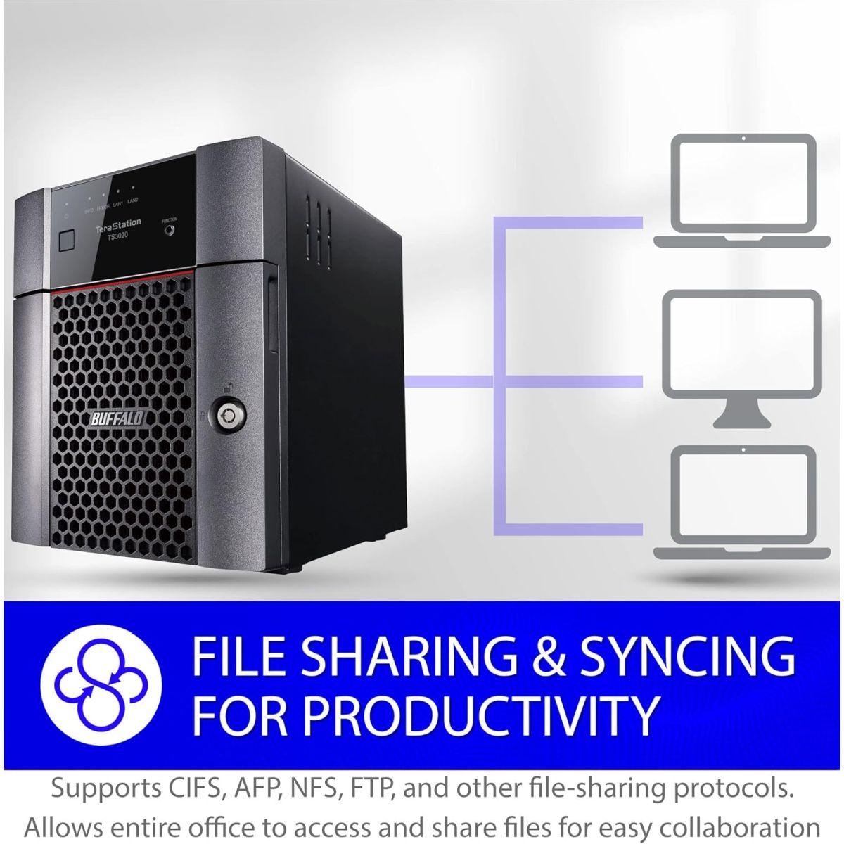 外付けハードディスク・ドライブ BUFFALO TeraStation NAS WSH5420DN08S9 : 法人向けNAS : TeraStation | バッファロー