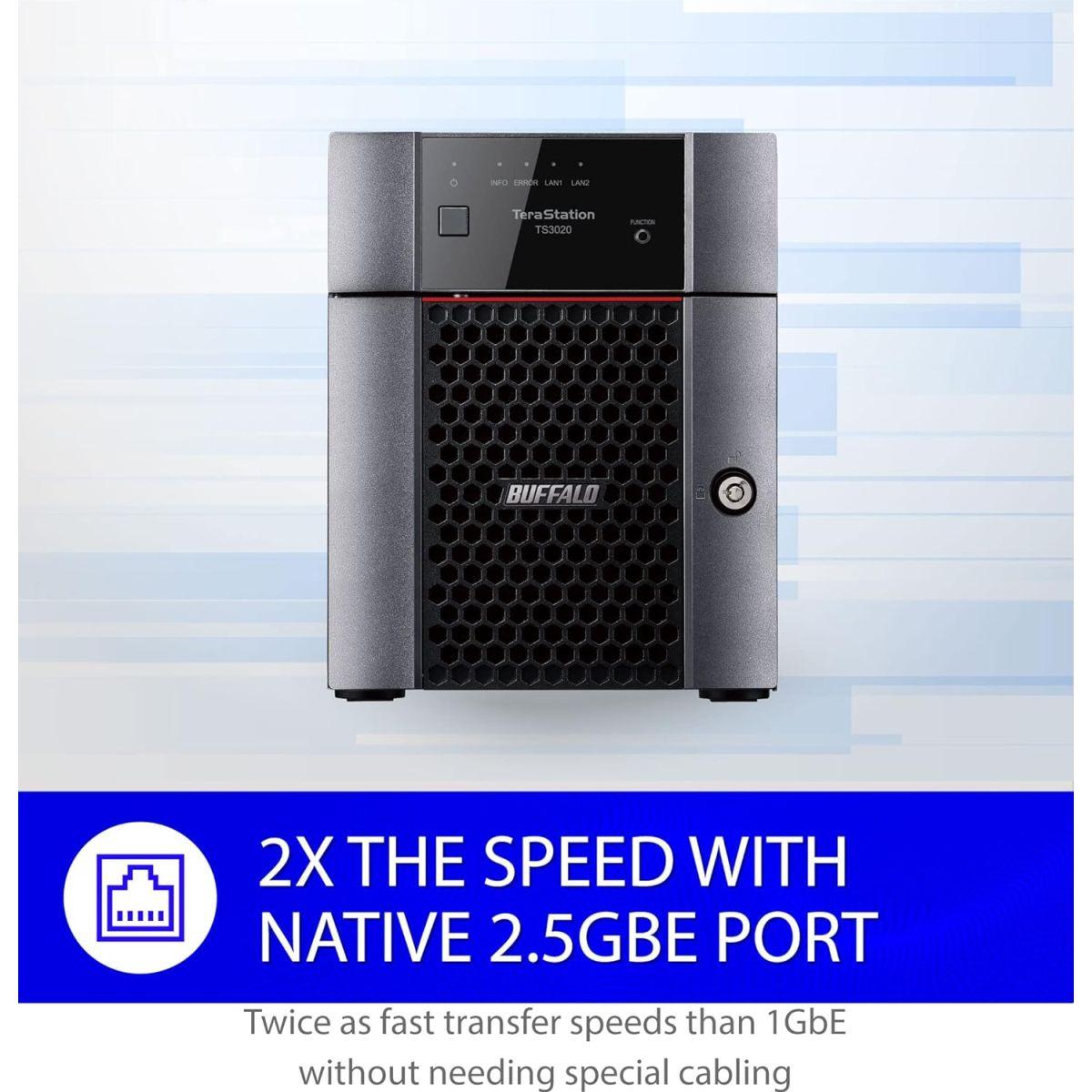 BUFFALO (バッファロー) TeraStation デスクトップ NAS 16TB (4 x 4TB