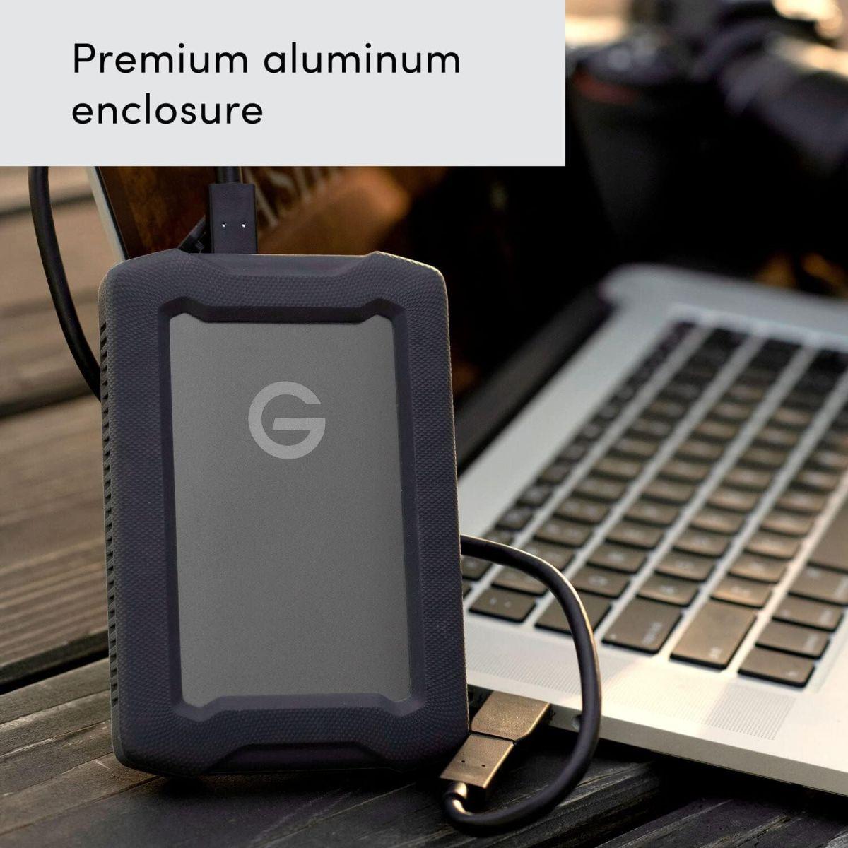 HDD 4TB sandisk G-drive armorATD 外付け SanDisk (サンディスク) Professional 4TB G-Drive ArmorATD - 頑丈で
