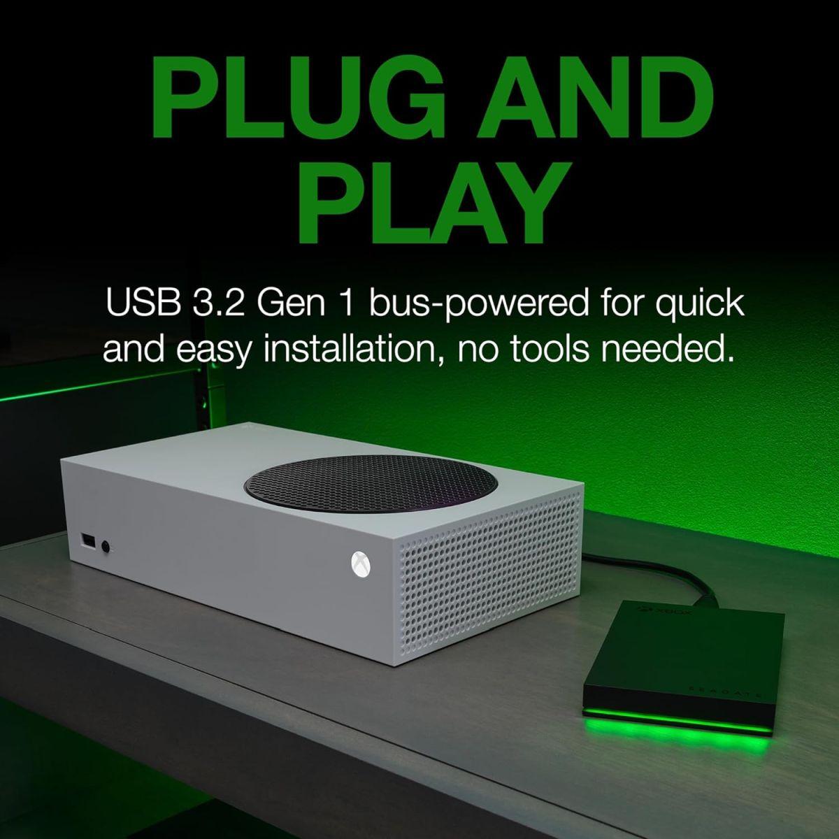 Seagate (シーゲイト) ゲーム用ドライブ Xbox用 4TB 外付け ハード