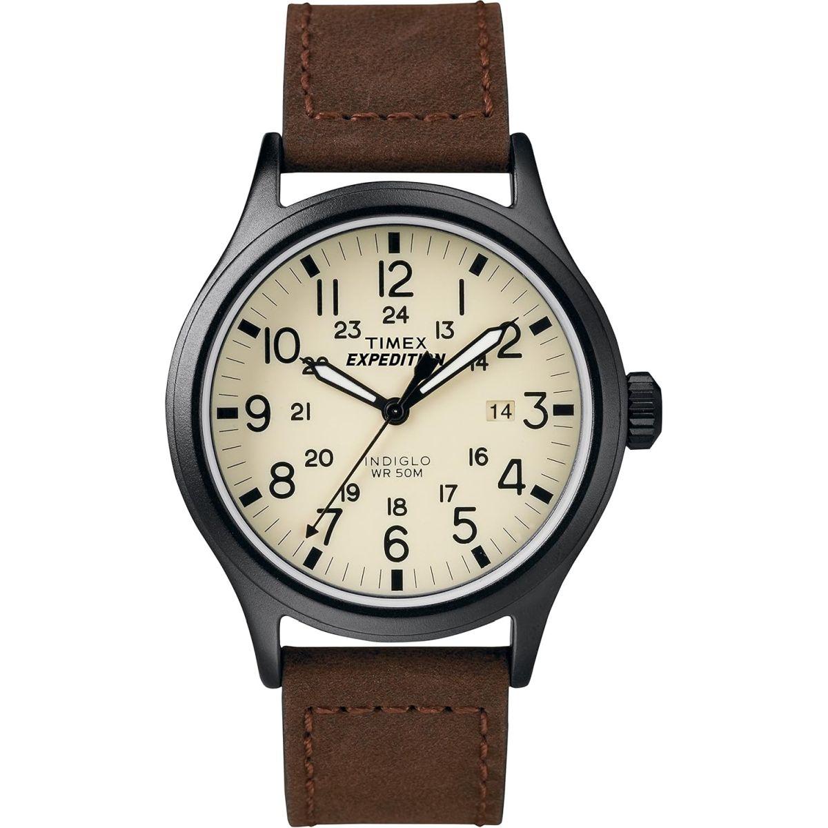 TIMEX エクスペディション 腕時計 T49963【正規輸入品】 タイメックス] 腕時計 T49963 正規輸入品 ブラウン ｜アメリカキッチン
