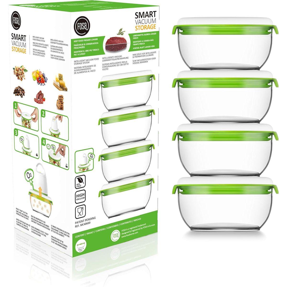 FOSA ����̩��������¸�����ƥ� �����Ѳ�ǽ�ʾ����ƴ� 4�ѥå� 20���� ������2.85 x 5.35����� (�����ݥ�פ���°���ޤ���)��