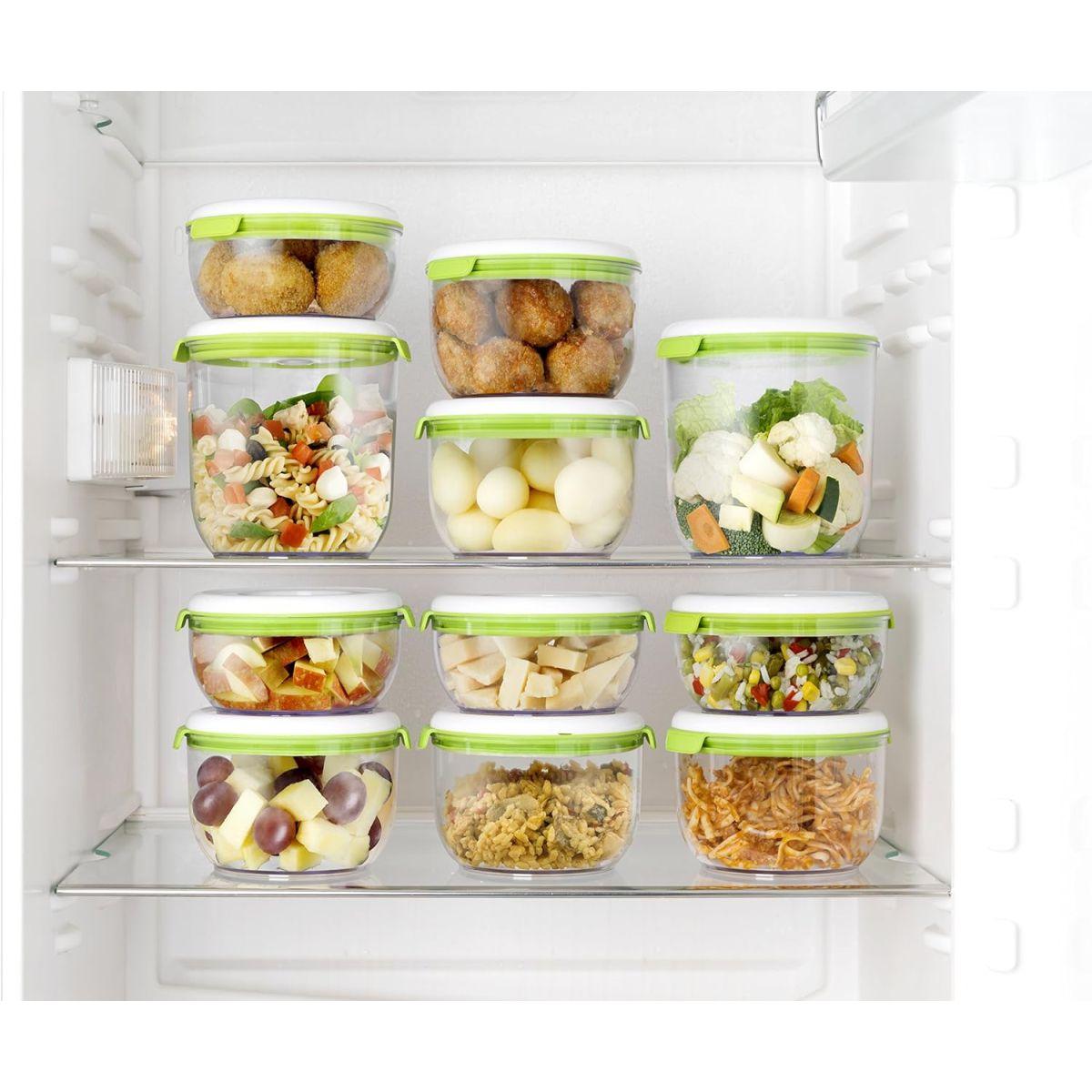 FOSA 真空密封食品保存システム 再利用可能な小型容器 4パック 20