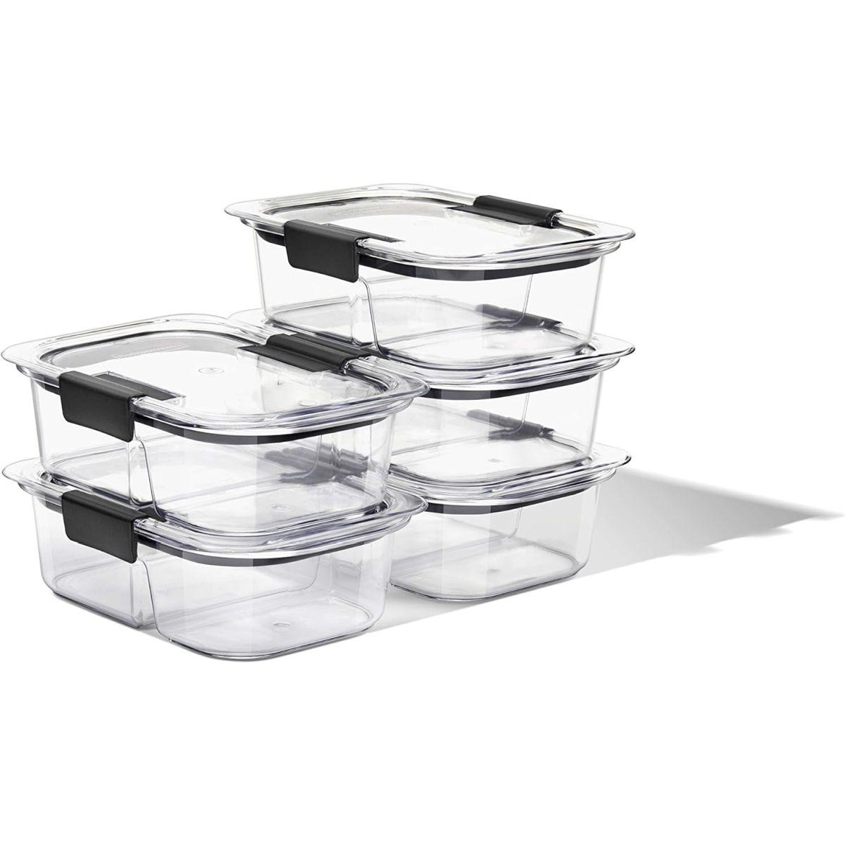 ラバーメイド(Rubbermaid)BRILLIANCE 675ML 仕切タイプ 5個セット
