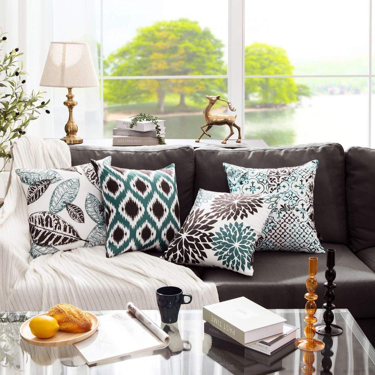 Phantoscope クッションカバー New Living 北欧 4枚セット 新生活