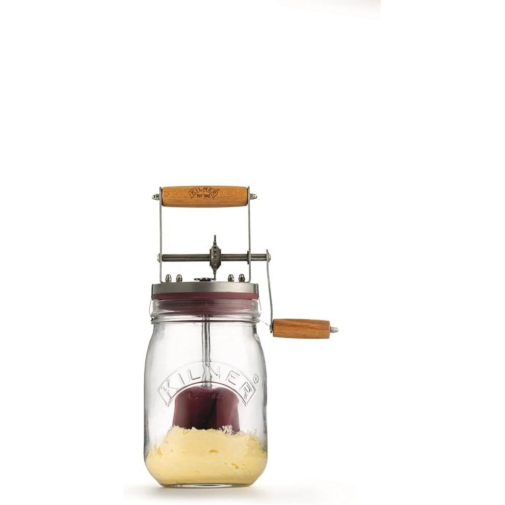 Kilner小型手動バターチャーナー　1リットル Amazon.com | Kilner Small Manual Butter Churner: Butter Dishes