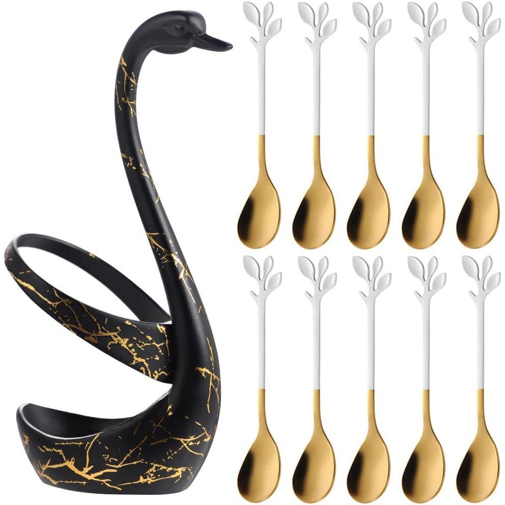 黄金の白鳥 スプーンなどをたてるものです。