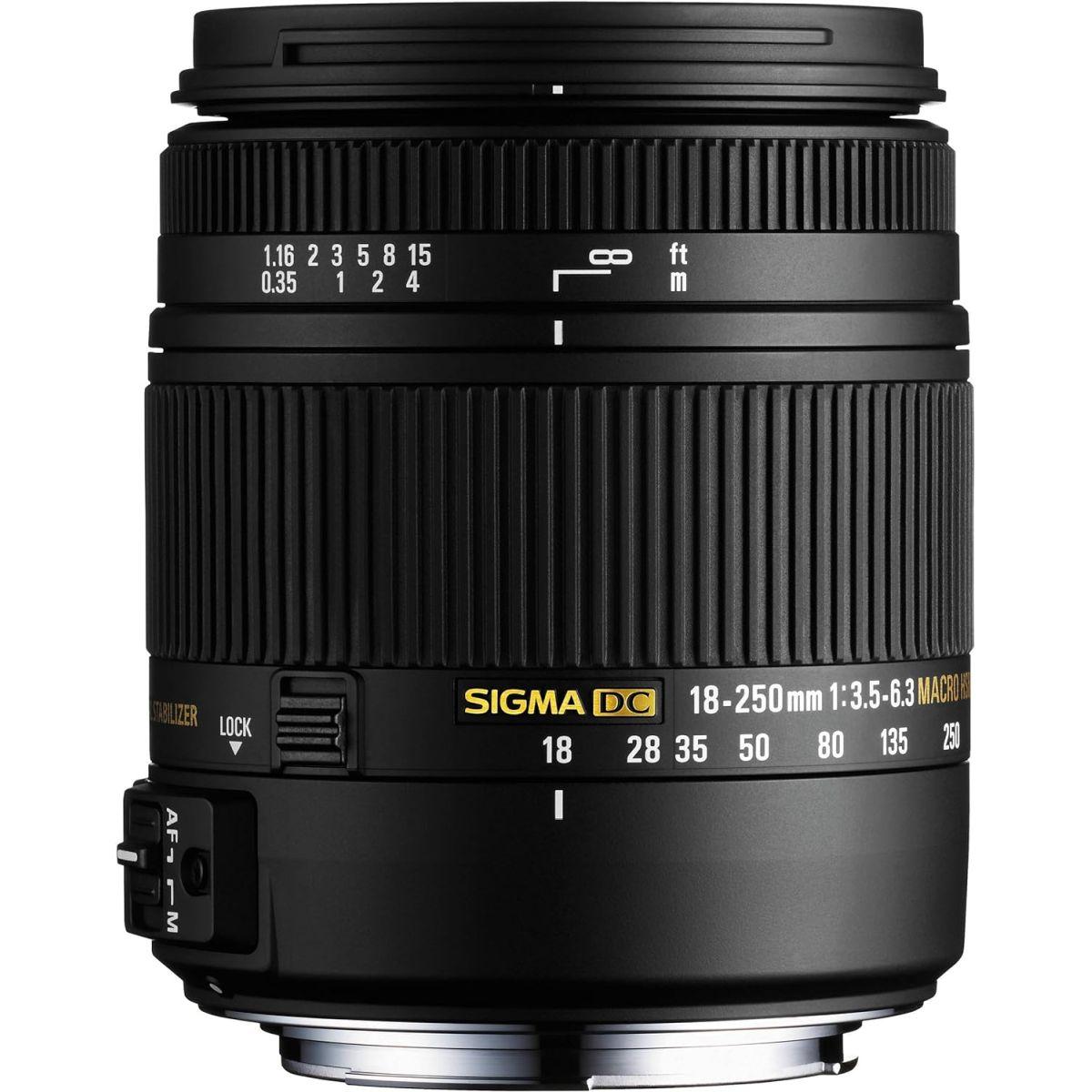 SIGMA 高倍率ズームレンズ 18-250mm F3.5-6.3 DC MACRO HSM