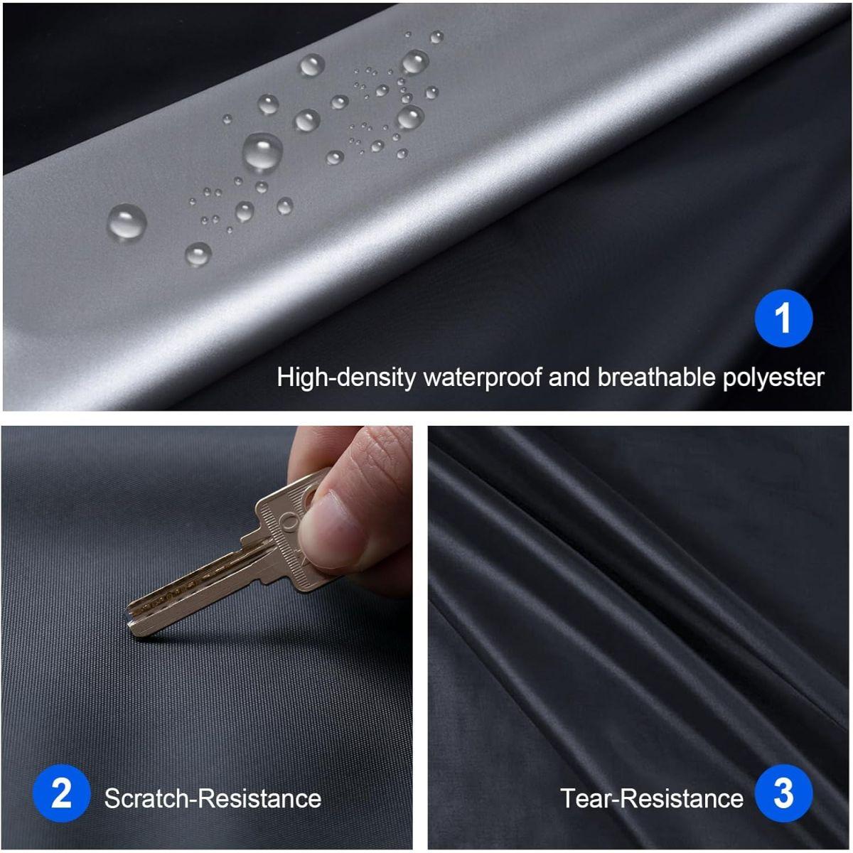 GUNHYI ジープラングラー車カバー 防水 全天候型 フル